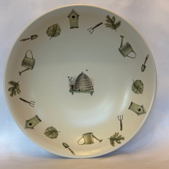 VINTAGE!PORFOLIO BY PFALTZGRAFF NATUREWOOD PASTA CHIPS SERVING DISPLAY DISH TRAY